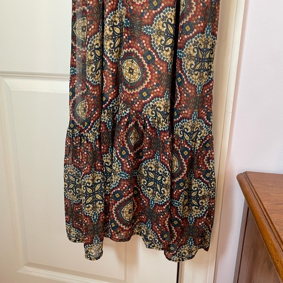 Eyelash coture boho ruffle maxi dress - Picture 3 of 8